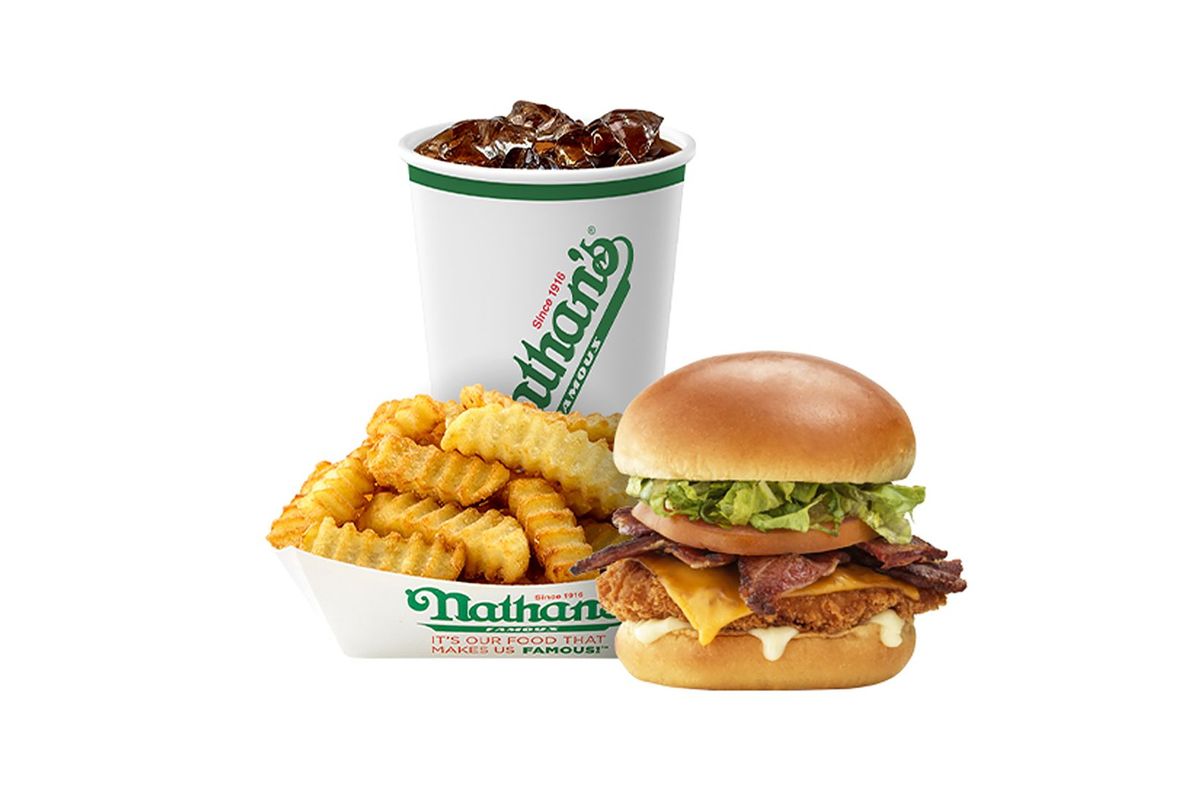Large Crispy Chicken Club Sandwich Meal