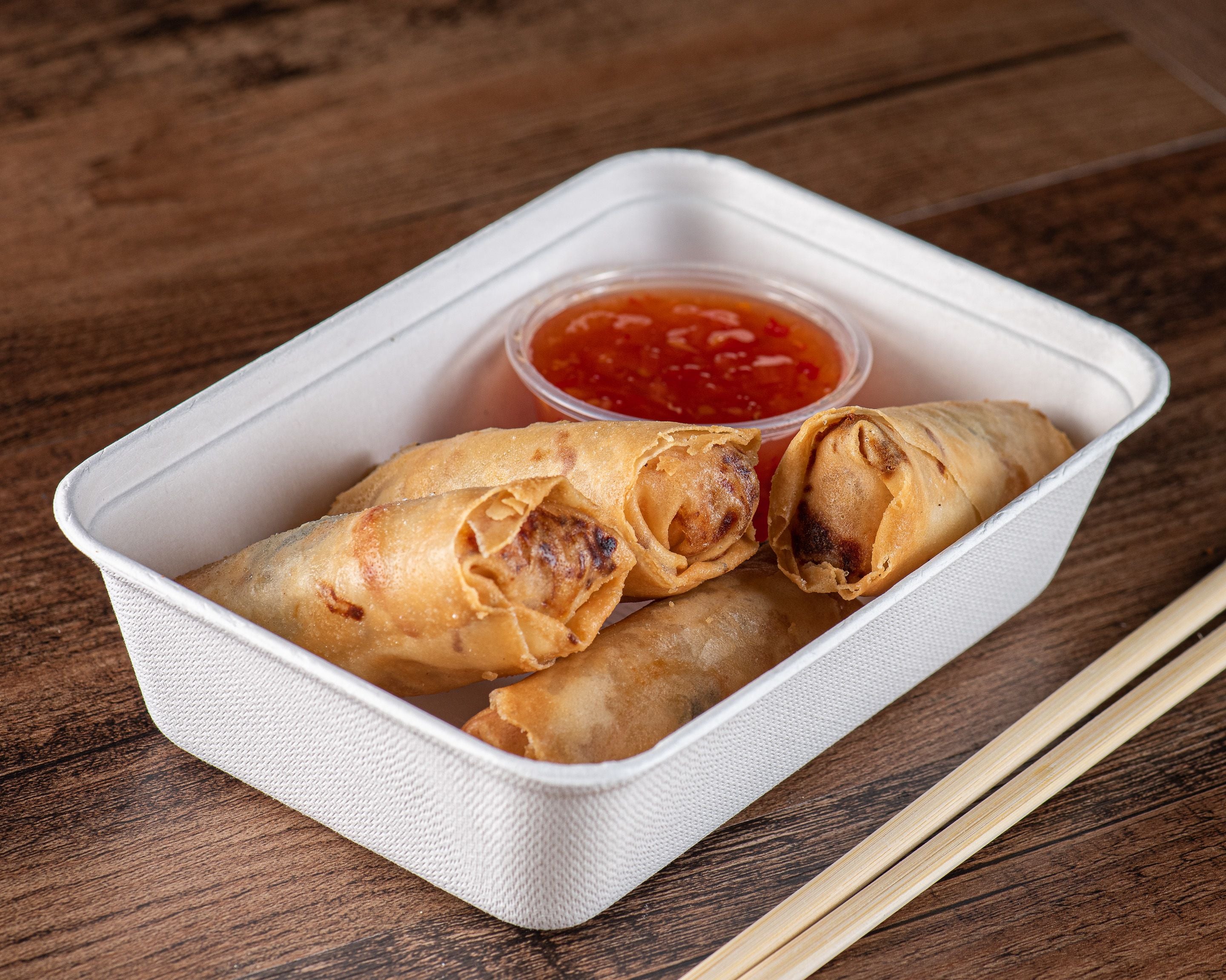Vegetable Spring Rolls (4)