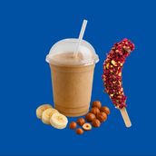 KitKat Break Frozen Banana + Berry Fusion Smoothie
