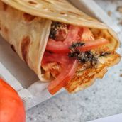 Halloumi chapati