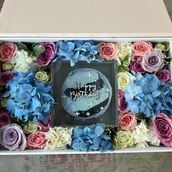 Blue Ombre' Cake Parcel
