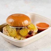 Healthy Chopped Chicken Burger