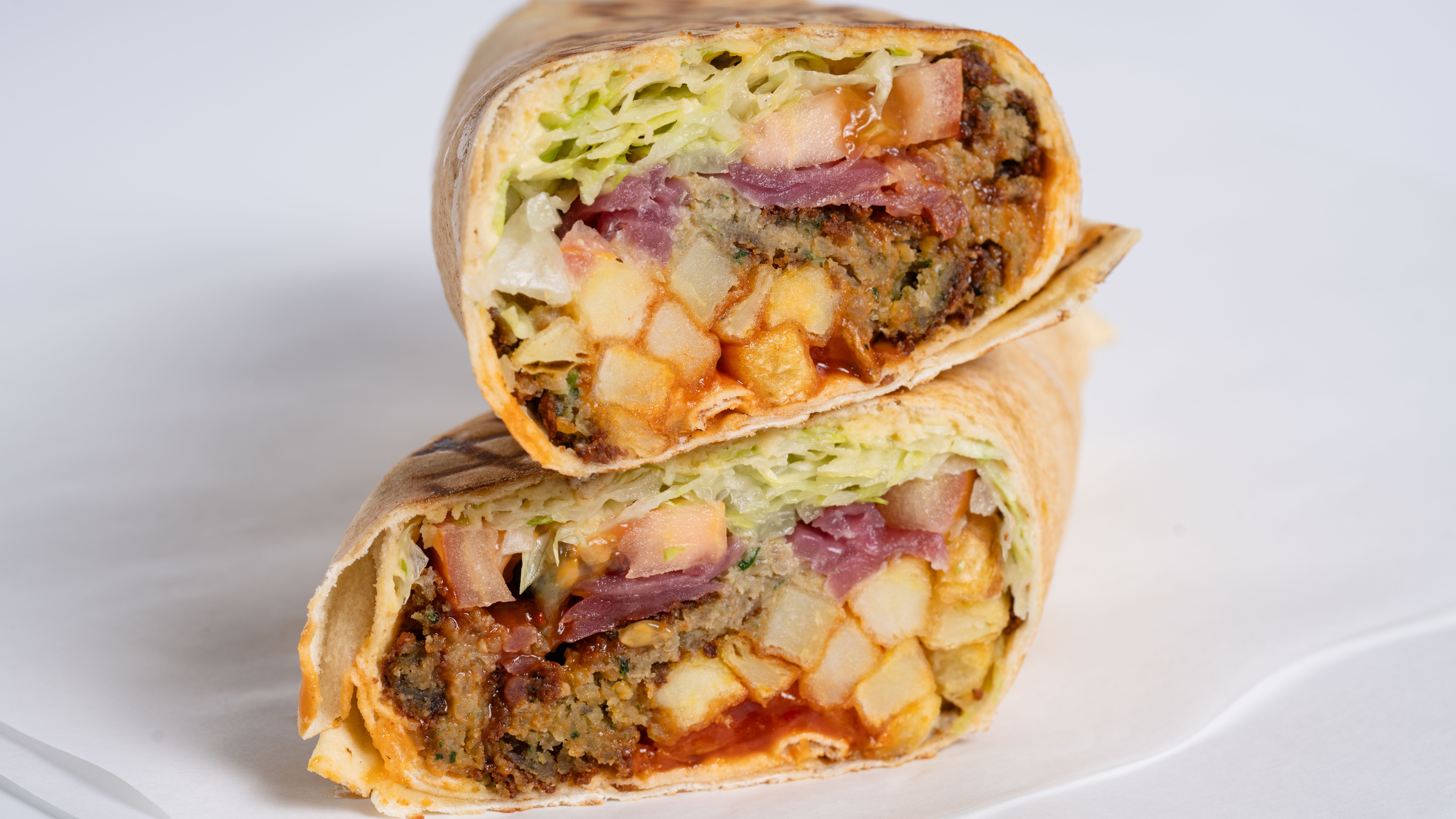 Falafel Khobez Wrap