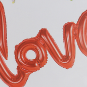 Love Foil Hair Balloon