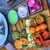 Tandoori veg platter half/full