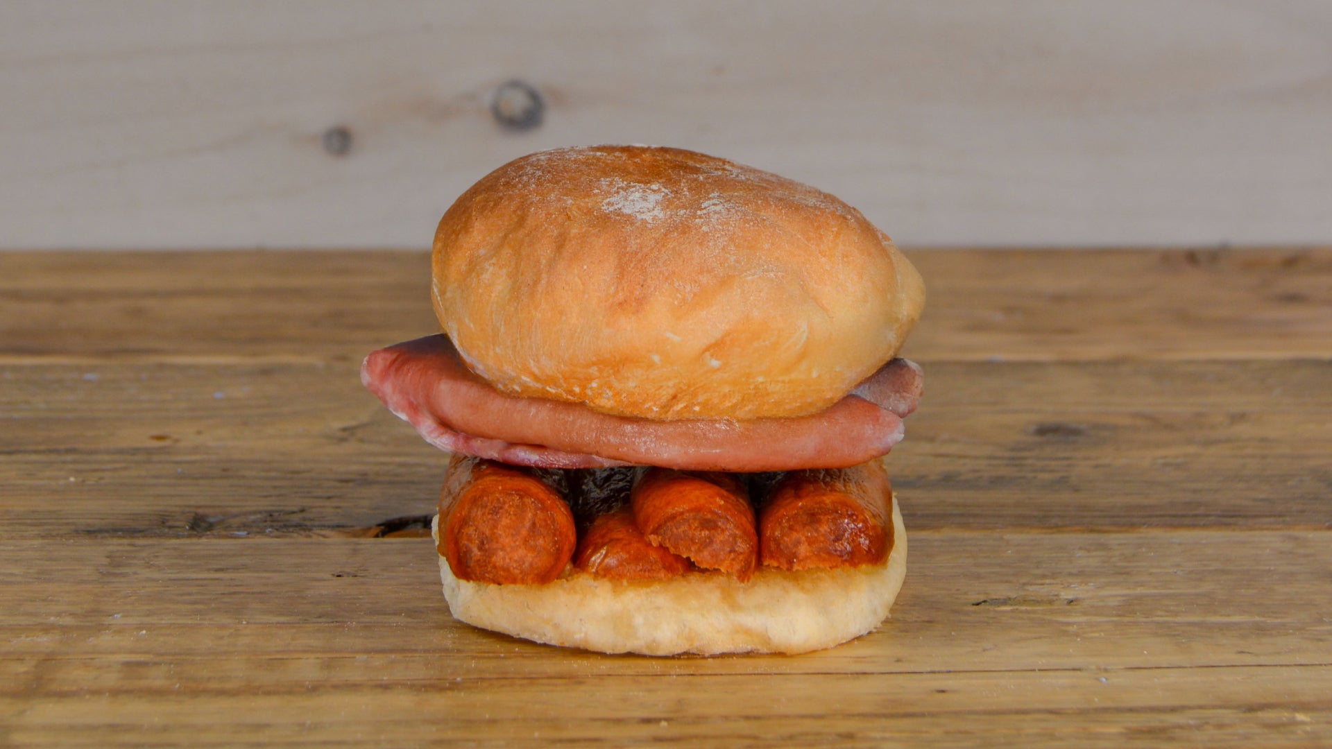 Sausage & Bacon Bap