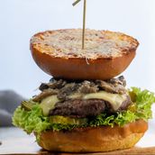 Swiss Mushroom Burger