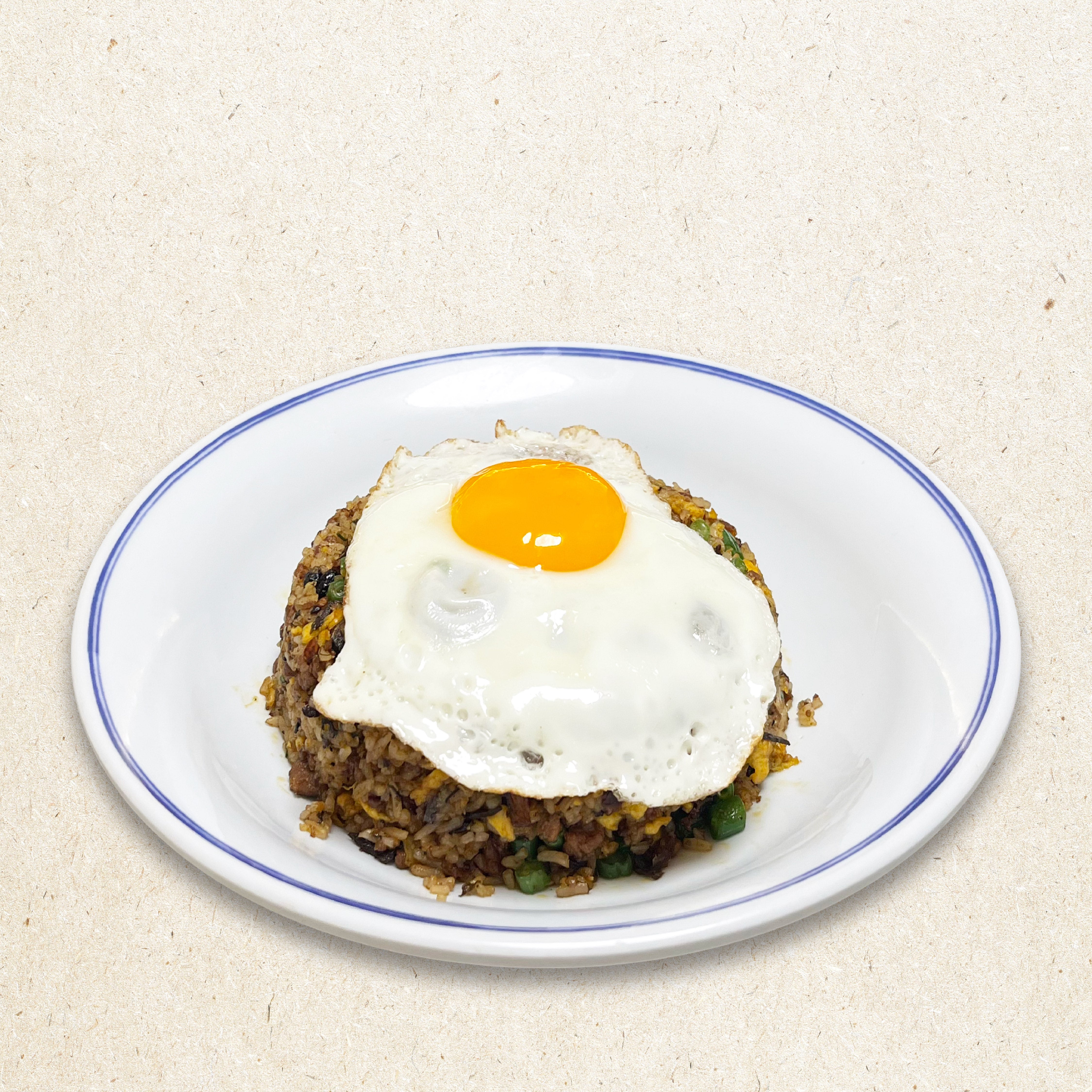 橄榄油豆豉鲮鱼炒饭 Fried Dace Rice with Olive Oil and Black Beans
