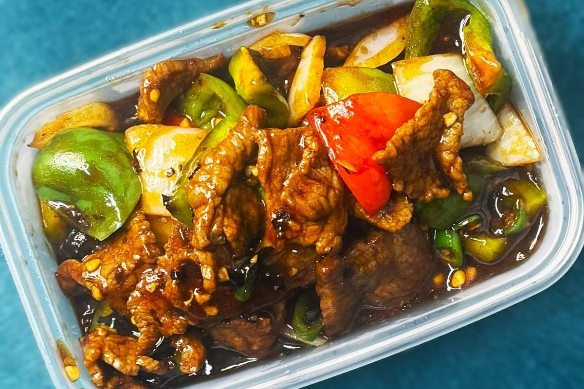 Beef with Green Pepper & Black Bean Sauce