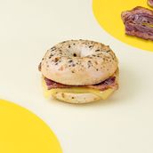 Cheddar Cheese Bacon Bagel