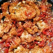 TAHU TEMPE PENYET (sambal terasi or bawang) vegetarian