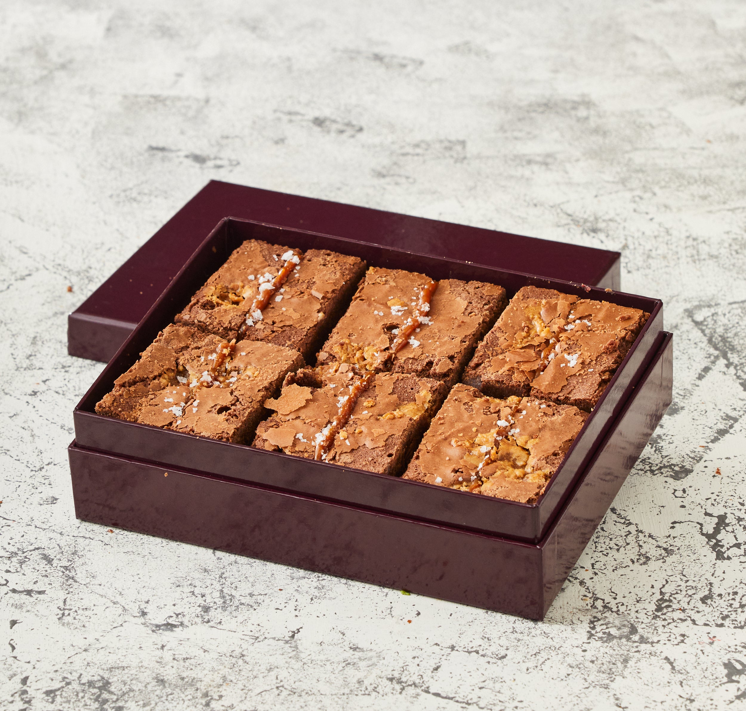 Salted Caramel Brownie Gift Box of 12