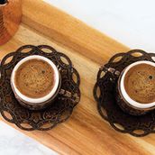 COFFEE WITH MILK AND SUGAR