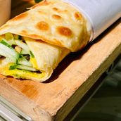 Egg And Mushroom Crispy Wrap