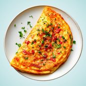 Potato Cheese Omelette