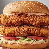 Double Zinger Burger