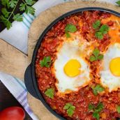 Eggs with tomato