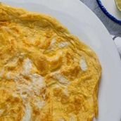 omelette with cheese & vegetables