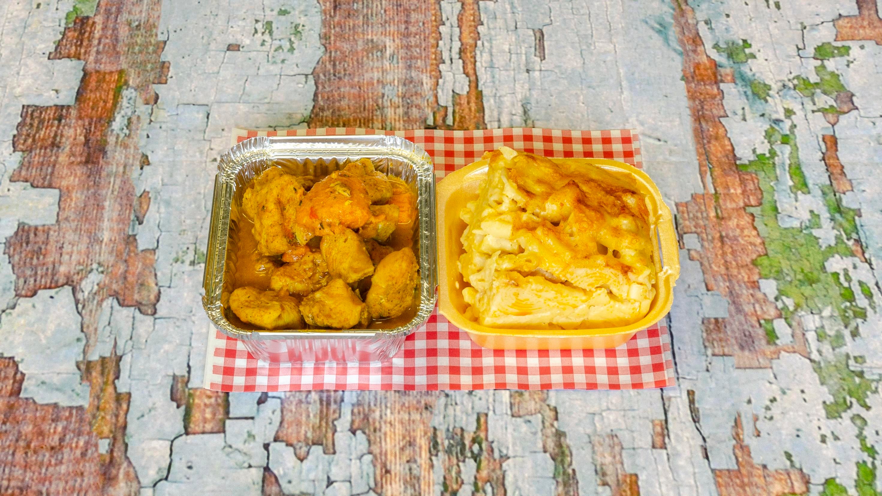 Curry Chicken Mac and Cheese