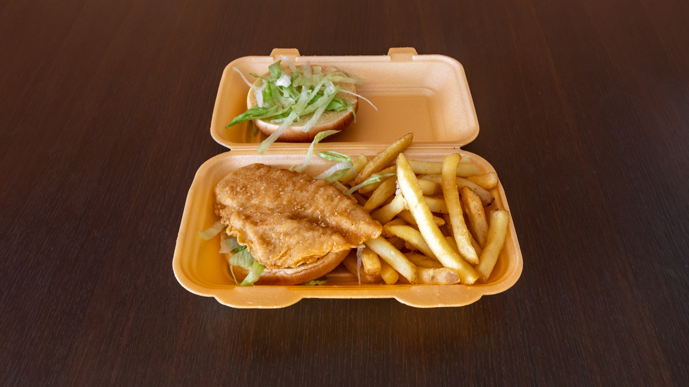 Battered Chicken Steak Burger