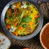 Vegetable Dum Biryani