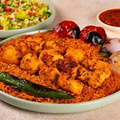 Charcoal Chicken Tawook with Rice