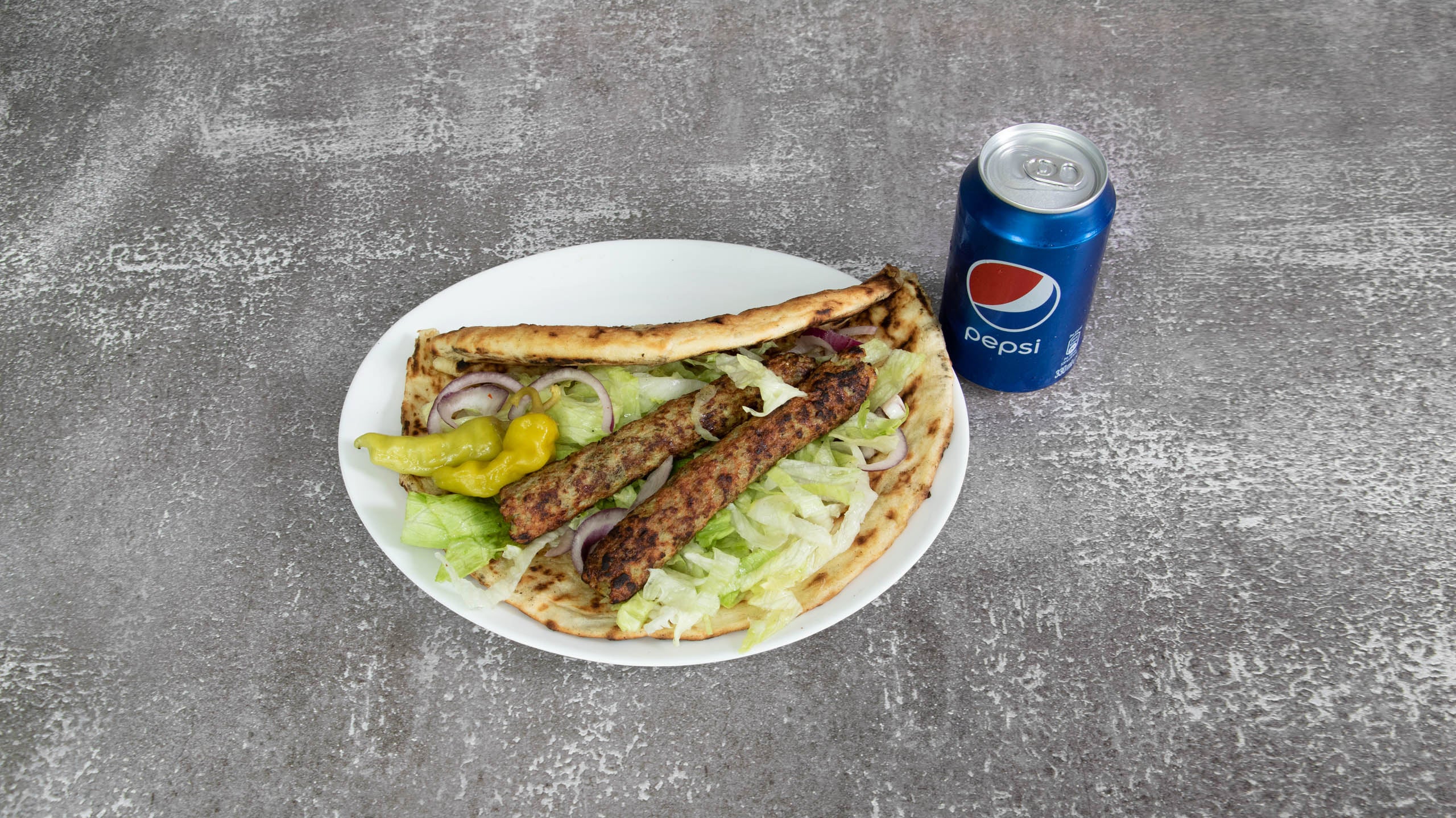 2 Sheesh Kebab in Naan