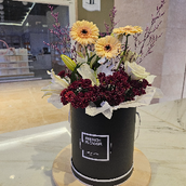 Round Night Flowers Arrangement