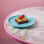 Brownie, Raspberry And White Choco