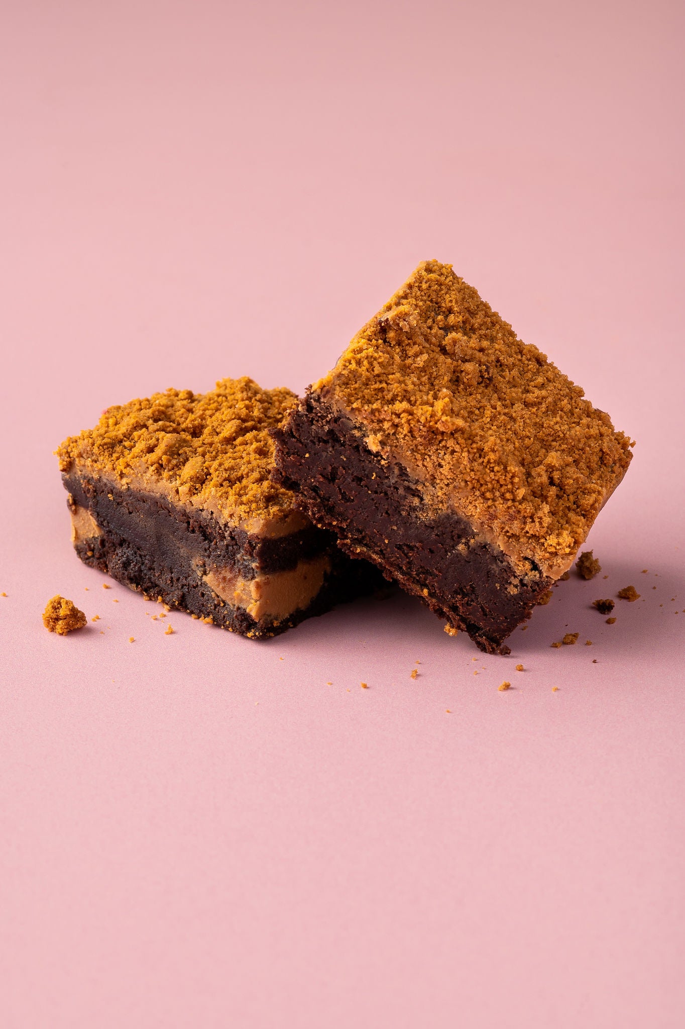 Lotus Biscoff Brownie Slice (Served with a side of your choice)