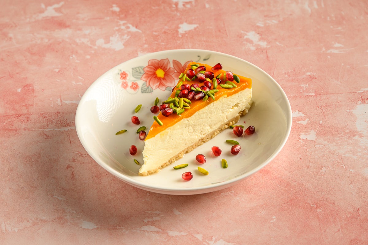Mango and Vanilla Cheesecake