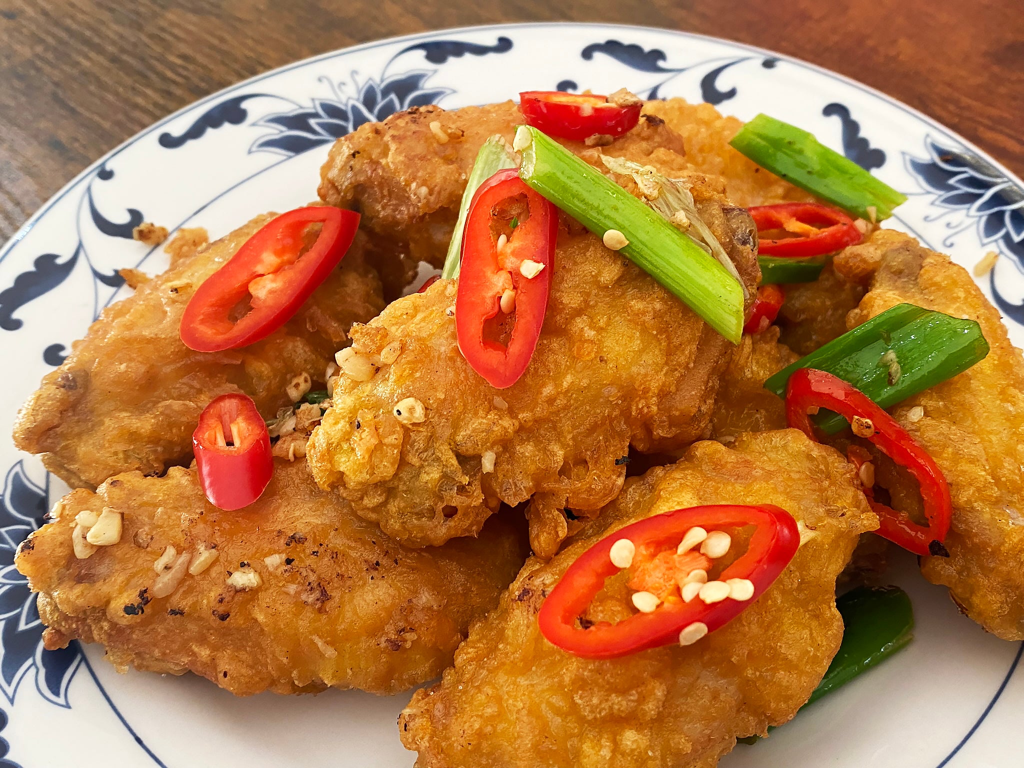 Fried Chicken Wings With