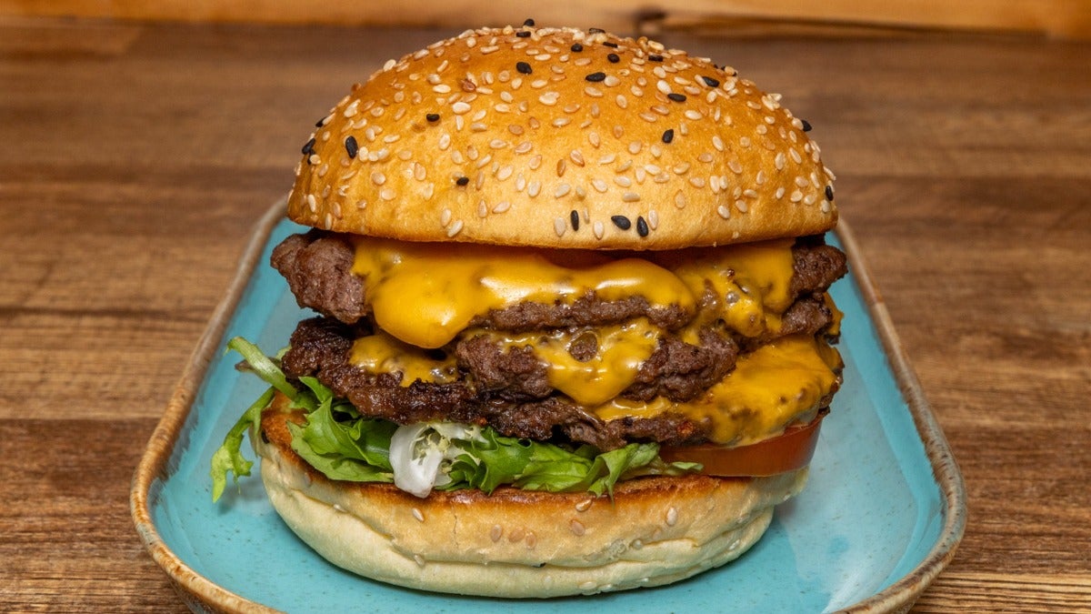 Triple Stack Beef Burger