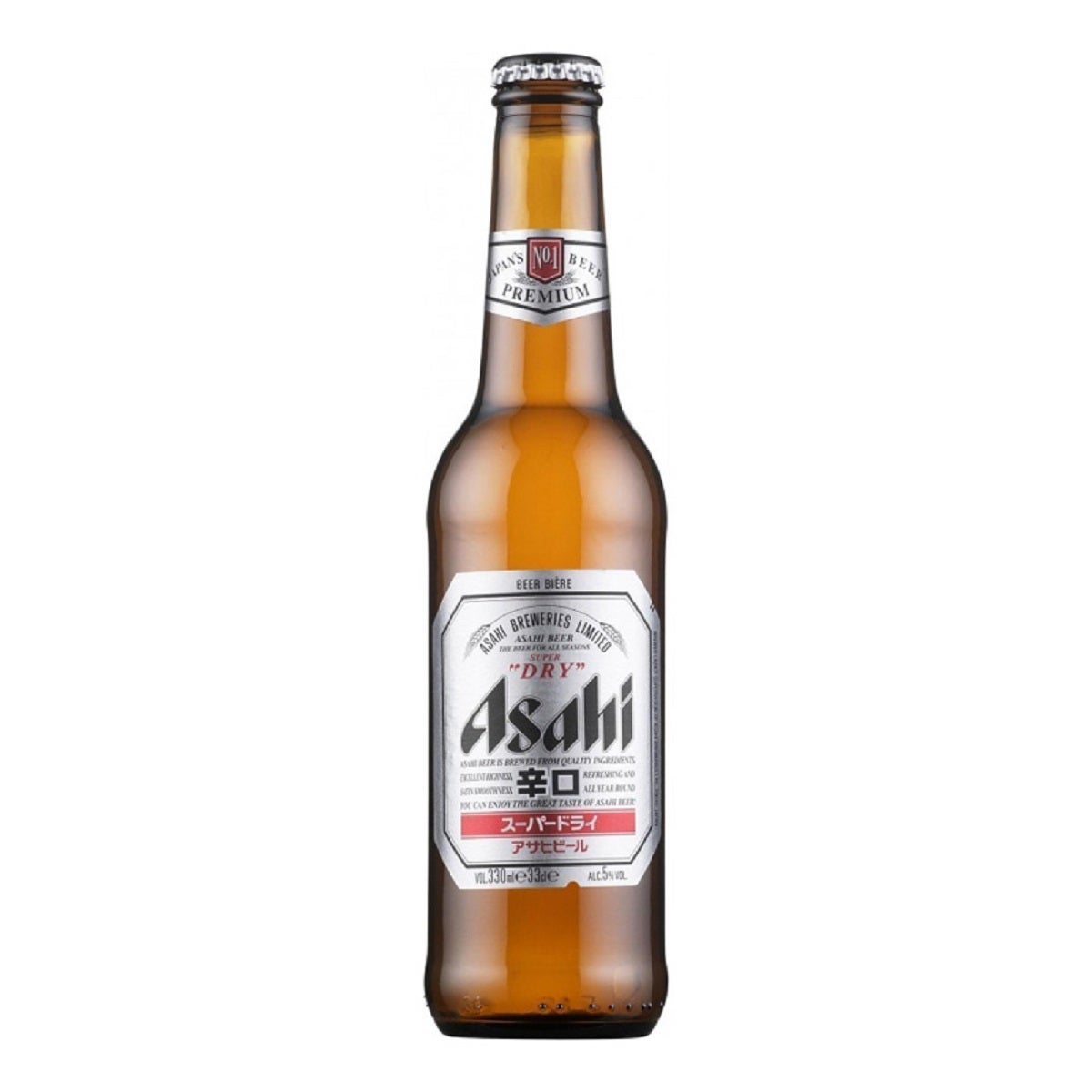 Asahi Japanese Beer 5.2% (330ml)
