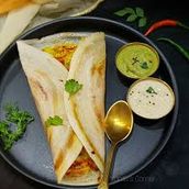 Mysore Masala Dosa Roll