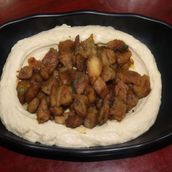Meat With Hummus