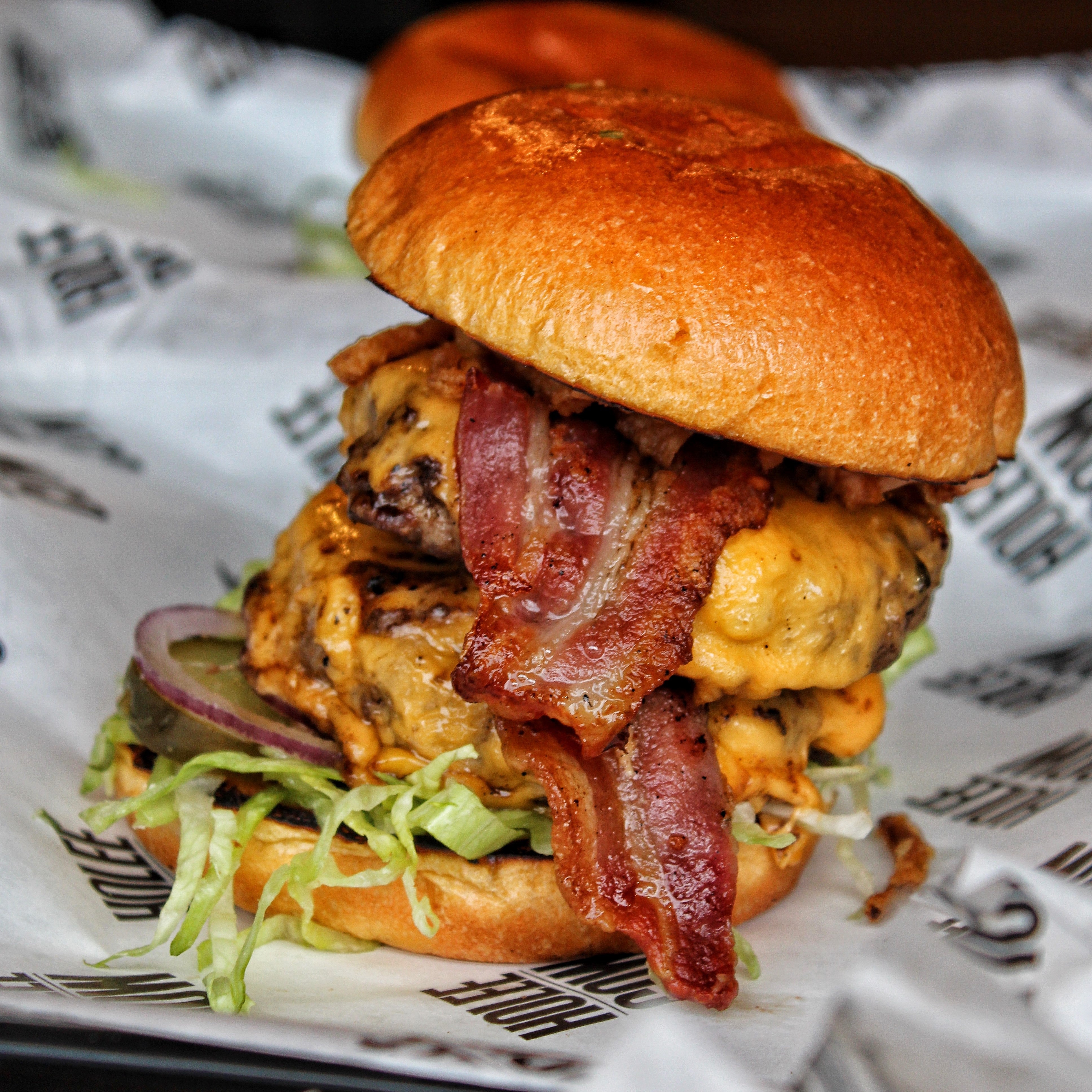 Smokey Bacon and Cheese Burger