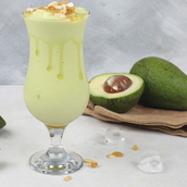 Avocado With Qeshta Cocktail