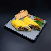 Spinach & Turkey Omelette
