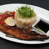 Daing Na Bangus with Garlic Rice