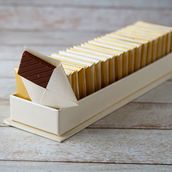 Gold And White Pure Chocolate Box 250 Gm