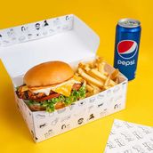 Chipotle Chick-A-Boom Burger Combo