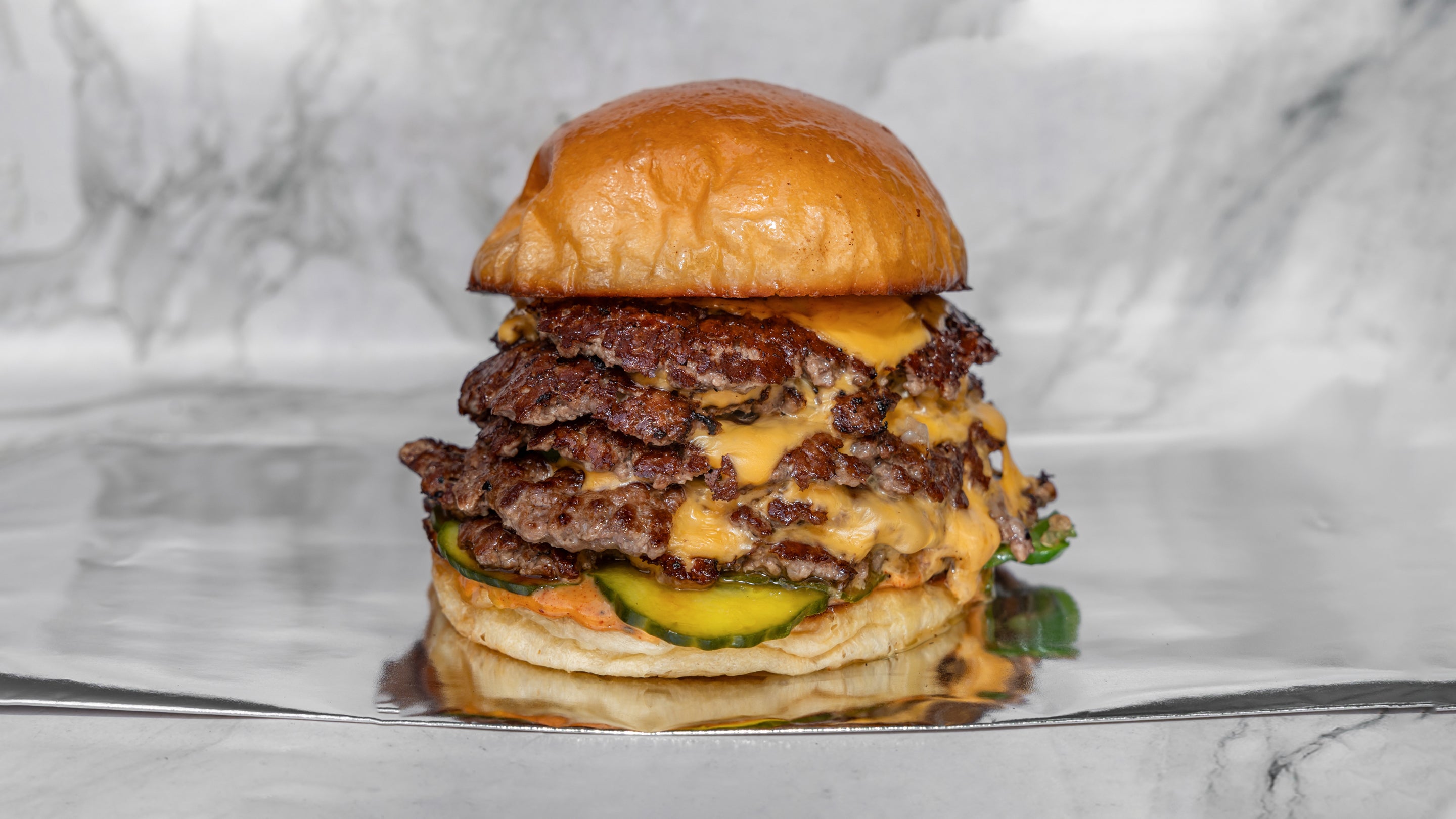 Daredevil Classic Smash Burger (Patty X5)