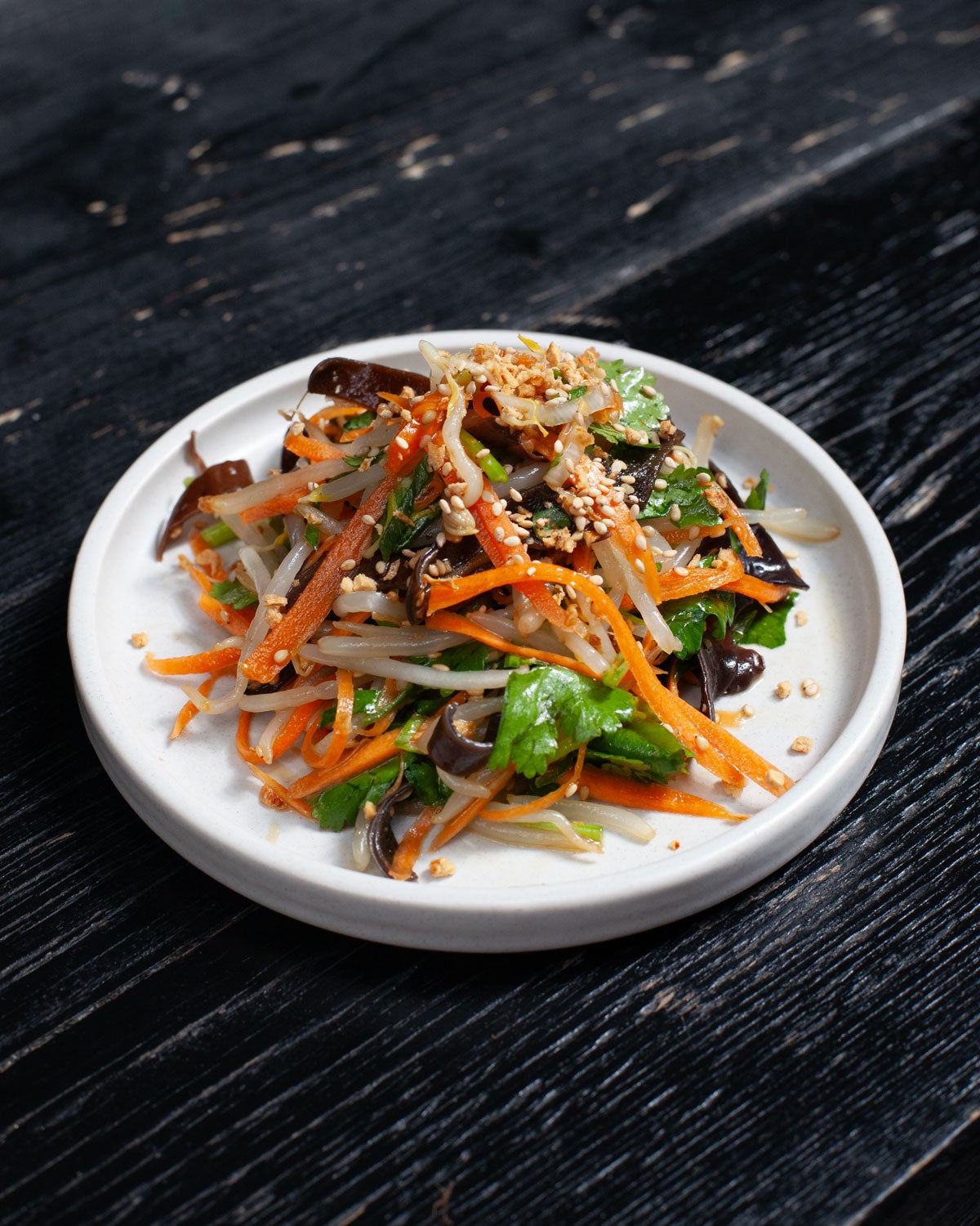 Bean Sprout, black fungus and carrot salad