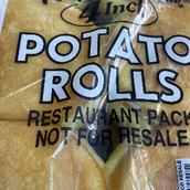 Bread Potato Bun 12 Pieces