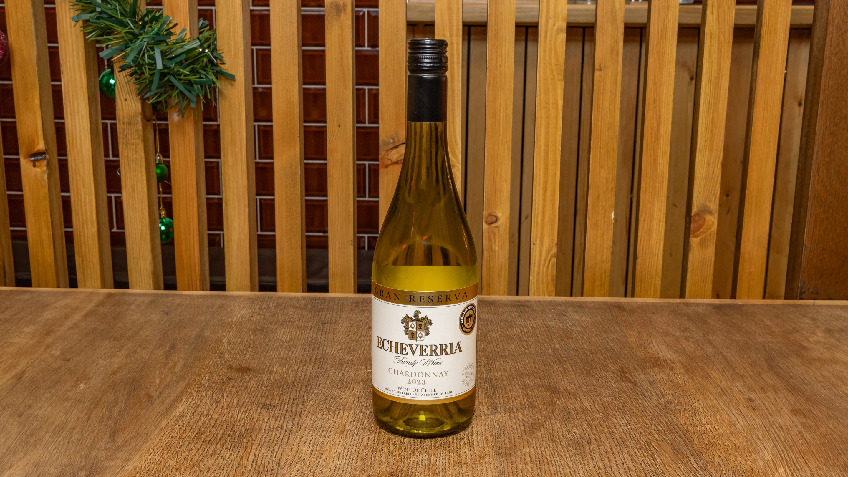 Chardonnay bottle