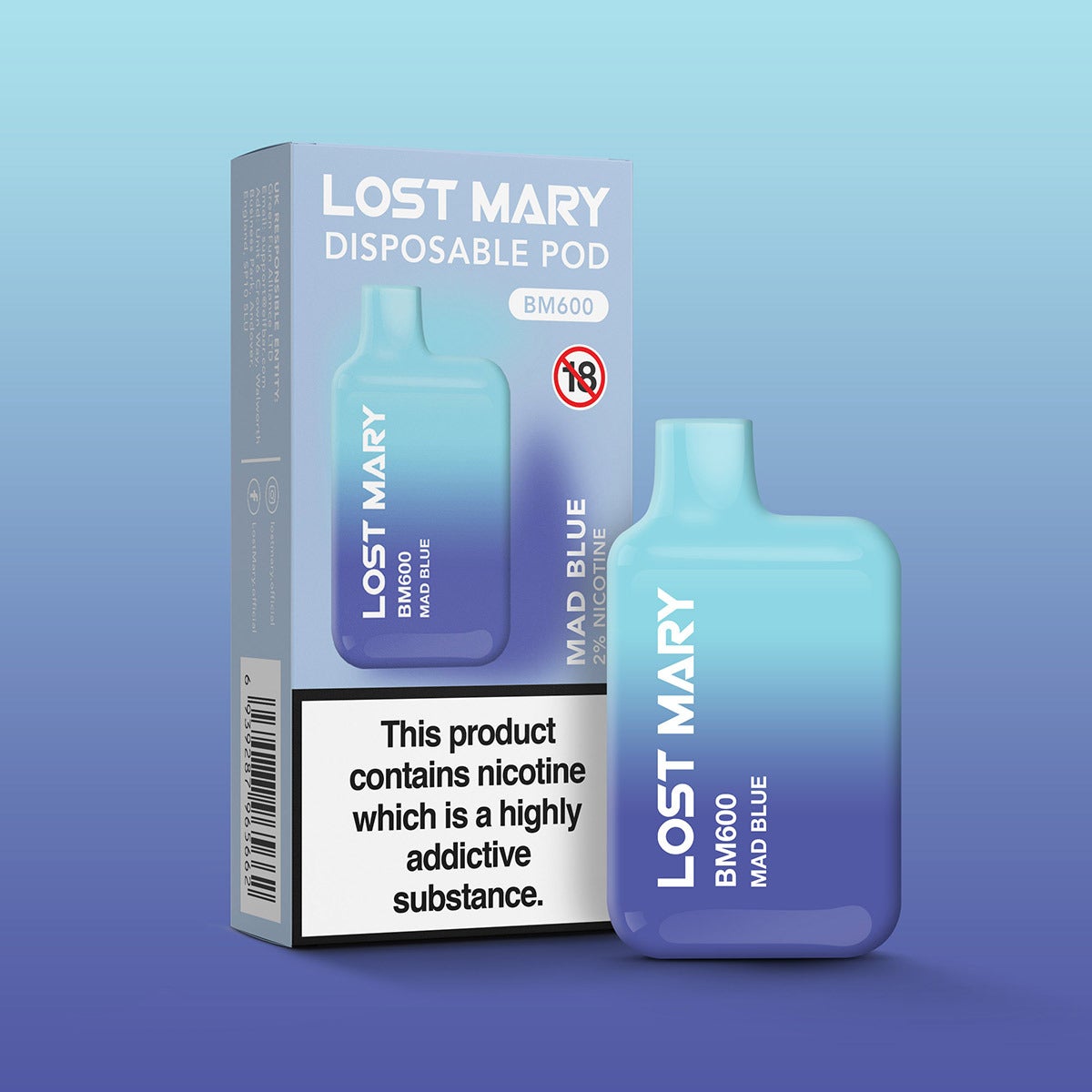 Lost Mary BM600 Mad Blue Disposable Vape
