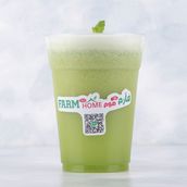 Fresh lemon mint juice