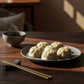 Steamed Chicken Mandu (6Pcs)