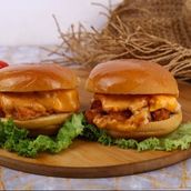 Mishkak Shrimp Mini Double Burgerـ